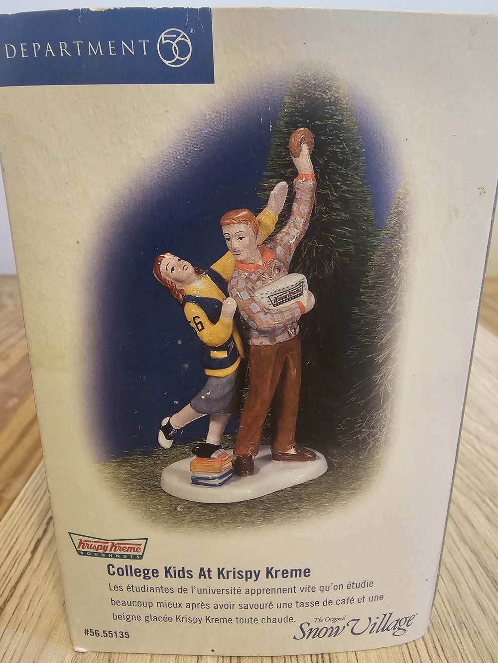 Dept 56 College Kids at Krispy Kreme
